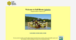 Desktop Screenshot of fullbloomapiaries.com